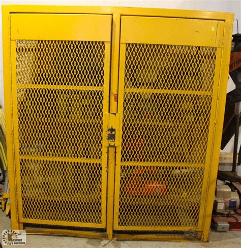 steel cage cabinets|metal storage cages.